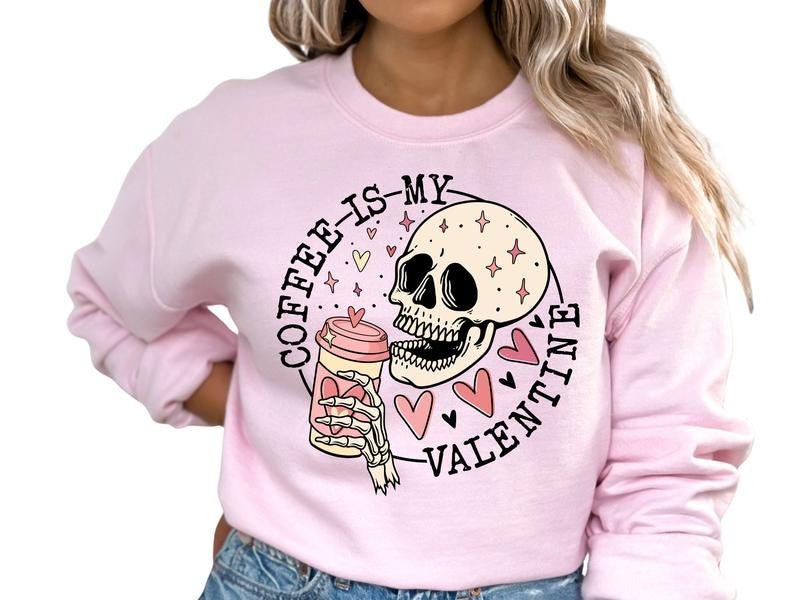 Coffee is My Valentine Women's Top & Sweatshirt