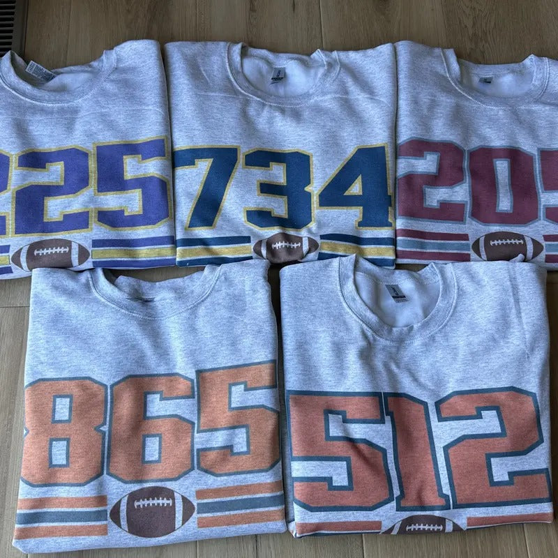 College Football Area Code Sweatshirt