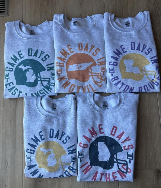 College Game Day Sweatshirtsstyle{n002}2