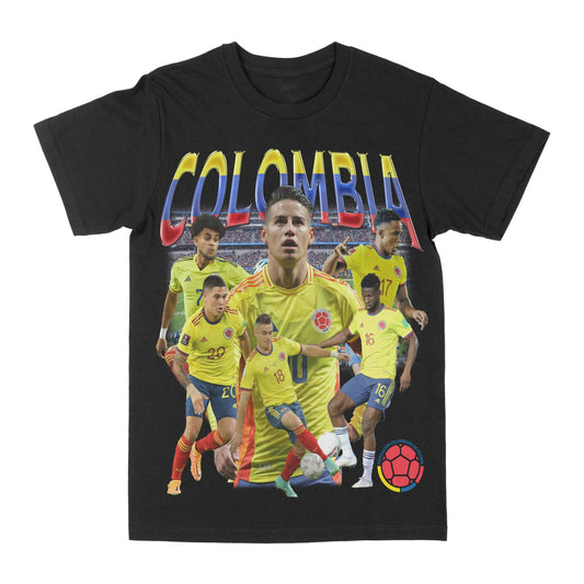 Colombia Soccer Graphic Tee Style001