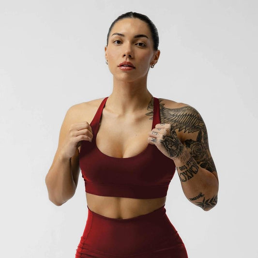 Combat Bra - Ember Red Fabric Womenswear