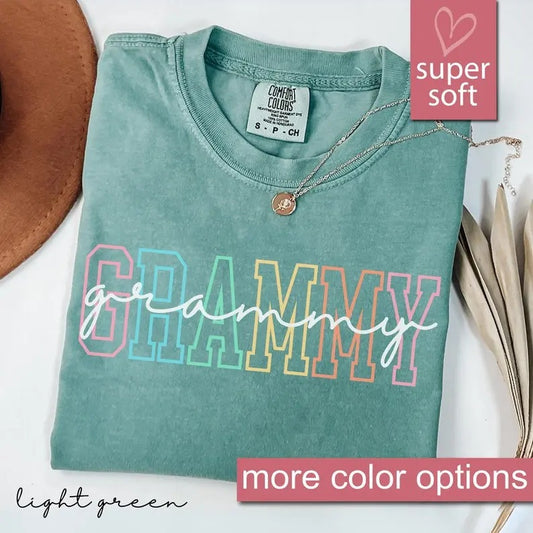 Comfort Colors Grammy T-shirt, Gift For Grammy, Grandma Mothers Day Shirt, Grammy Birthday Shirt, Grandma Shirt For Women, Gifts for Her
