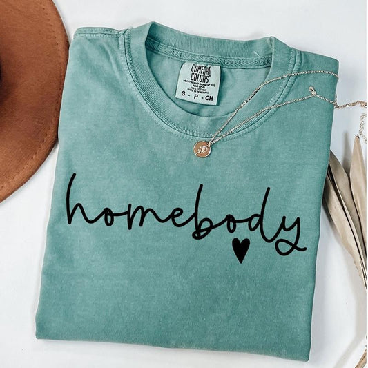 Comfort Colors Homebody T-Shirt, Slouchy Shirt, Anti-Social Club T-shirt, Homebody Tee, Gift for Introverts