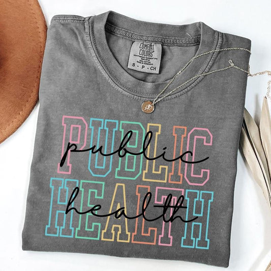 Comfort Colors Public Health Shirt For Nurse Appreciation Week, Vaccinated Shirt, Gift For Epidemiologist, Epidemiology Shirt, Registered