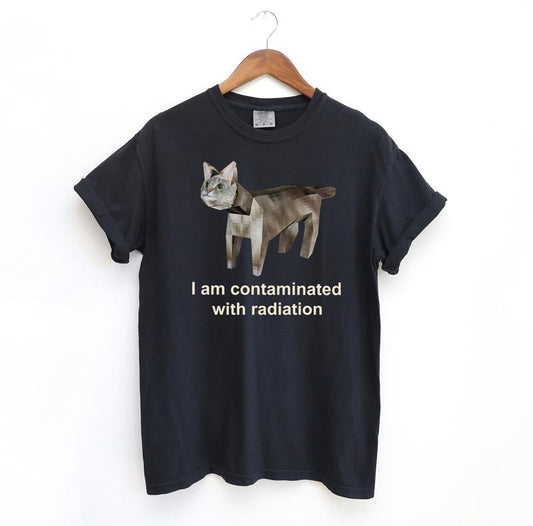 Contaminated with radiation Shirt, Vintage Comfort Colors Shirt