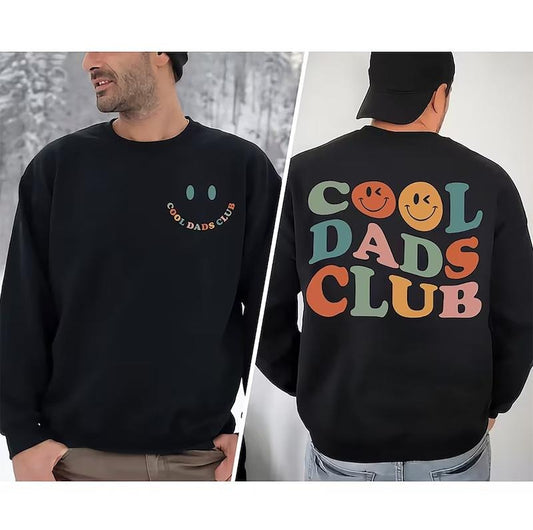 Cool Dads Club Sweatshirt,Funny Shirt for Dad,Birthday Gift for Dad,Cool Dads Club Shirt,Cool Gift for Dad Cotton Hoodie