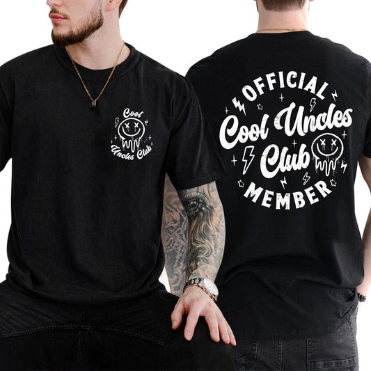 Cool Uncles Club Shirt for Men,  Shirt for Uncle,Cool Uncles Shirt for New Uncle,Uncle Sweatshirt,Fathers Day