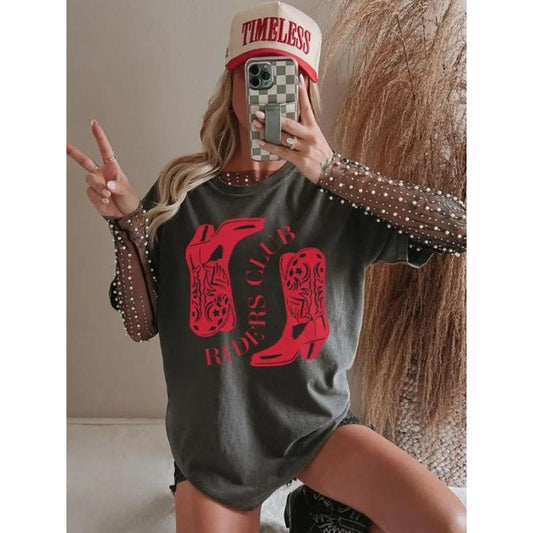 Cowgirl Boots Shirt, Country Concert Tee, Western Graphic Tee For Women, Oversized Graphic Tee, Cute Country Shirts, Cowgirl Shirt, Western Shirt 0KCCU