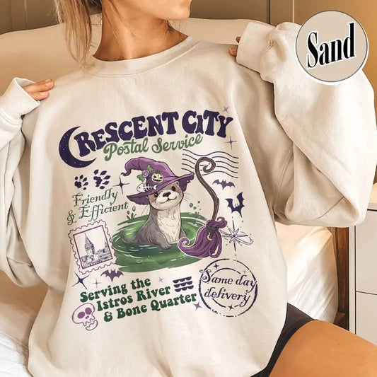 Crescent City Postal Service Sweatshirt, Halloween Book Shirt, Read More Books Halloween Shirt, Crescent City Merch, SJM Merch