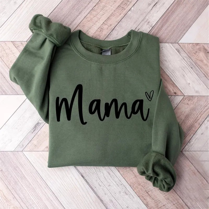 Cute Mama Sweatshirt, Grandma Sweatshirt, Nana Sweatshirt, Gift For Mother