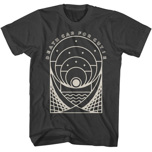 Death Cab For Cutie - Geometric - American Classics - Solid Gray Adult Short Sleeve T-Shirt
