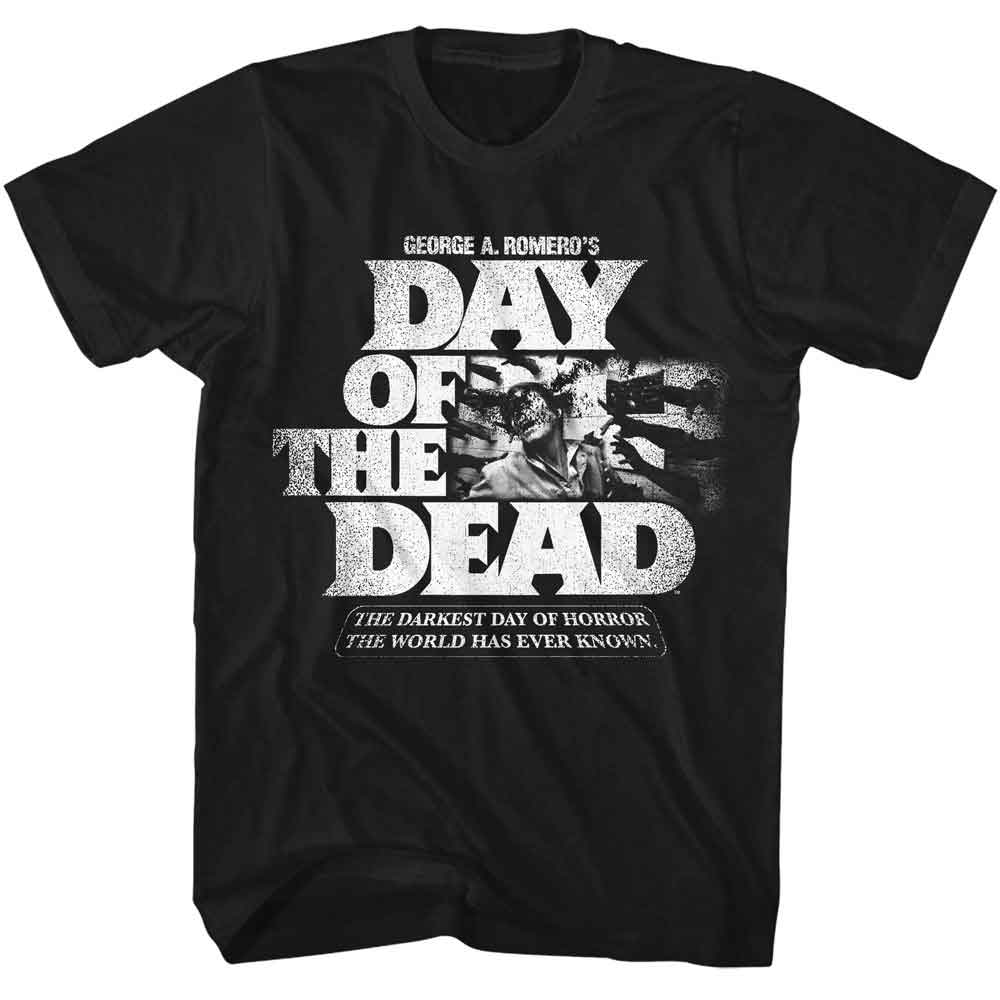 Day Of The Dead - Darkest Day - American Classics - Solid Black Adult Short Sleeve T-Shirt