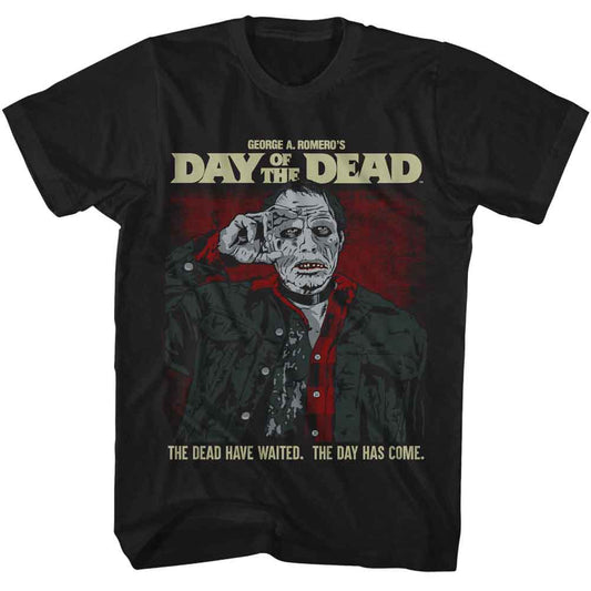 Day Of The Dead - Bub Salute - American Classics - Solid Black Adult Short Sleeve T-Shirt