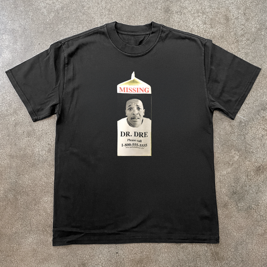 'DR DRES DEAD' HEAVYWEIGHT BLACK T-SHIRT
