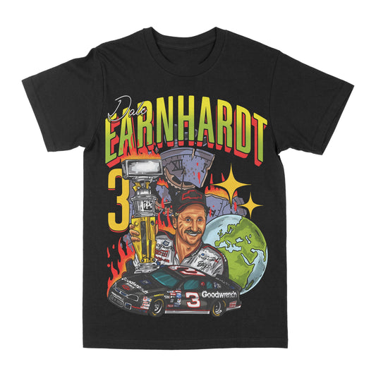 Dale Earnhardt "World" Graphic Tee Style001