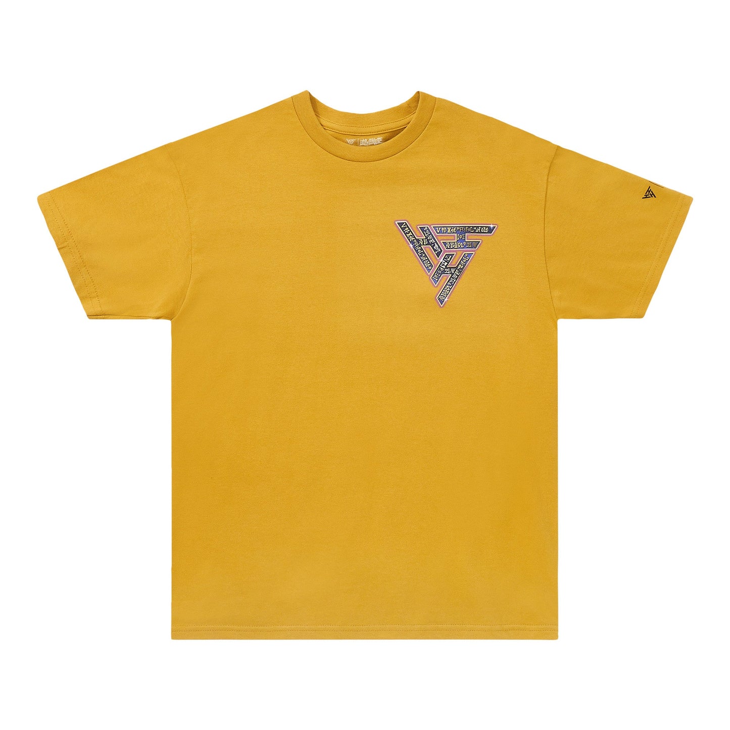 YUGIOH DARK MAGICIAN LOGO SHIRT (MUSTARD)
