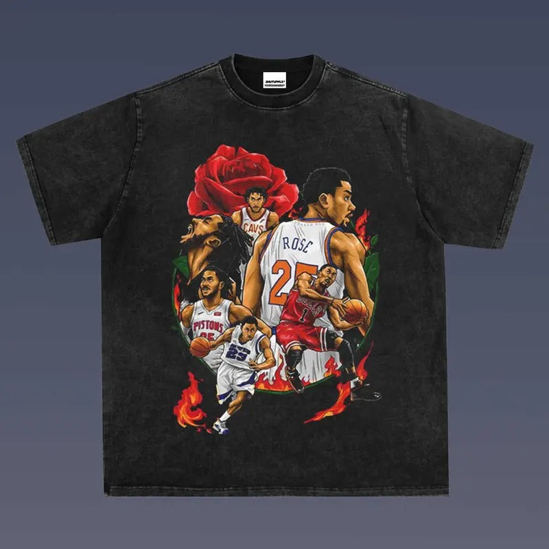 Der,rick Rose TEE