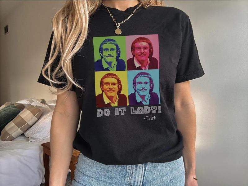 Do It Lady Chit Colorful Graphic Tee, Pop Art Unisex Shirt, Casual T-Shirt, Unique Gift for Her, Fun Retro Clothing, Creative Everyday Wear