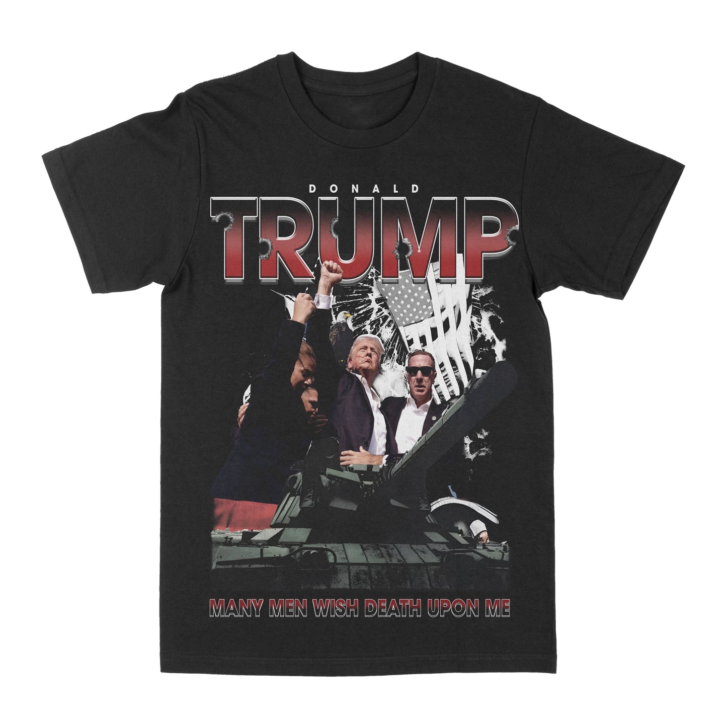 Donald Trump "Many Men" Graphic Tee Style001