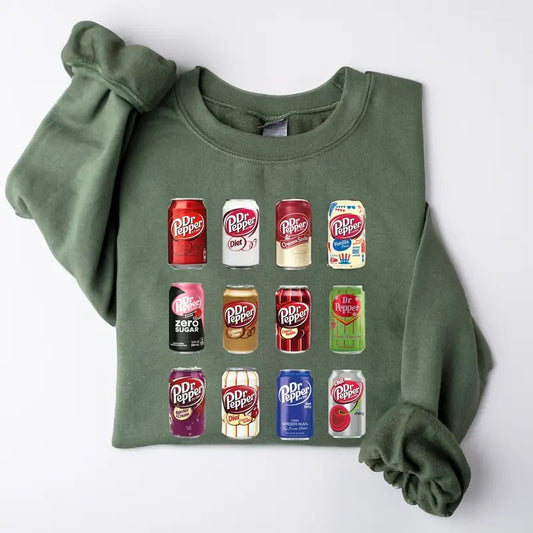 Dr. Pepper Sweatshirt, Dr Pepper Lover, Dr Pepper Gift, Gift for Girlfriend