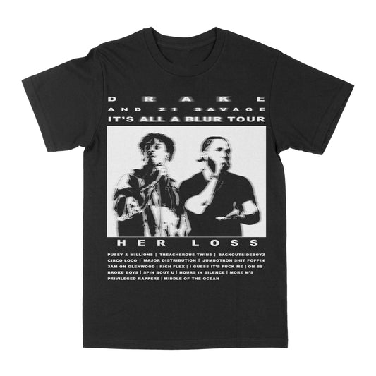 Drake/21 Savage It's All A Blur Tour Graphic Tee