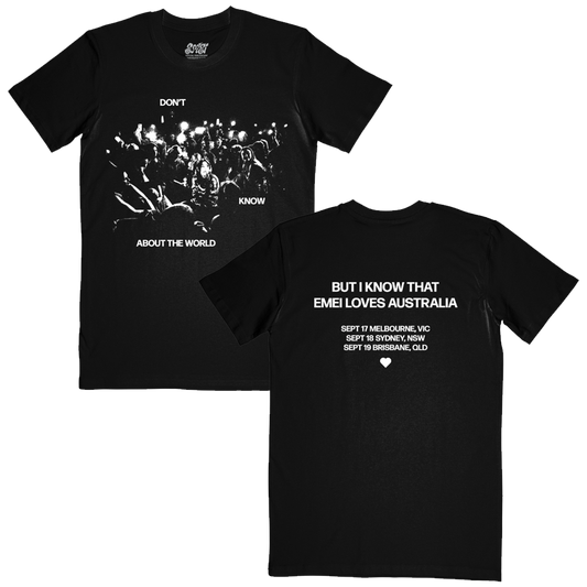 AUS Tour T-Shirt (Black) Style001