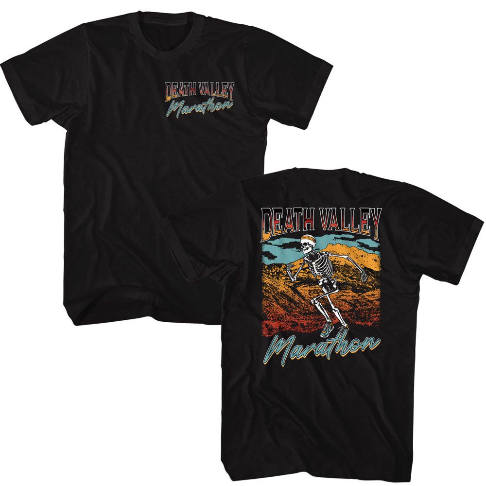 Enviro Sports - Death Valley - American Classics - Solid Black Adult Short Sleeve T-Shirt