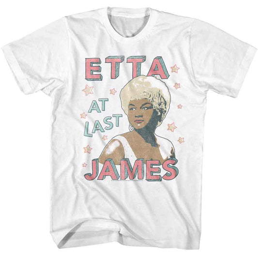 Etta James - Doodle Style - American Classics - Solid White Adult Short Sleeve T-Shirt