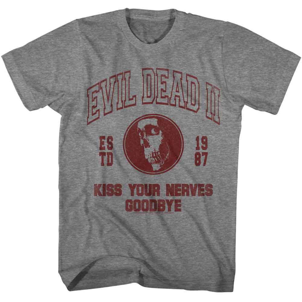 Evil Dead - Collegiate - American Classics - Graphite Heather Adult Short Sleeve T-Shirt