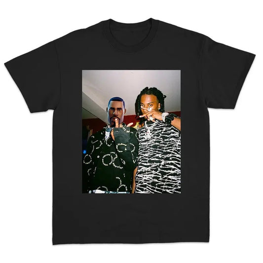 F0rtnite x Carti Shirt Graphic Tee Shirt Vintage Oversized Cotton Short Sleeve Streetwear Casual Trend shirt Gift For Fans