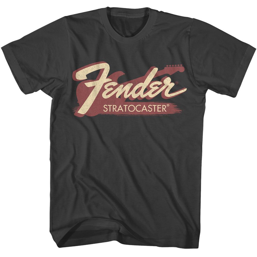 Fender - Strat - American Classics - Solid Gray Adult Short Sleeve T-Shirt