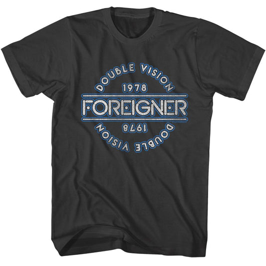 Foreigner - Double Vision 1978 - American Classics - Solid Gray Adult Short Sleeve T-Shirt