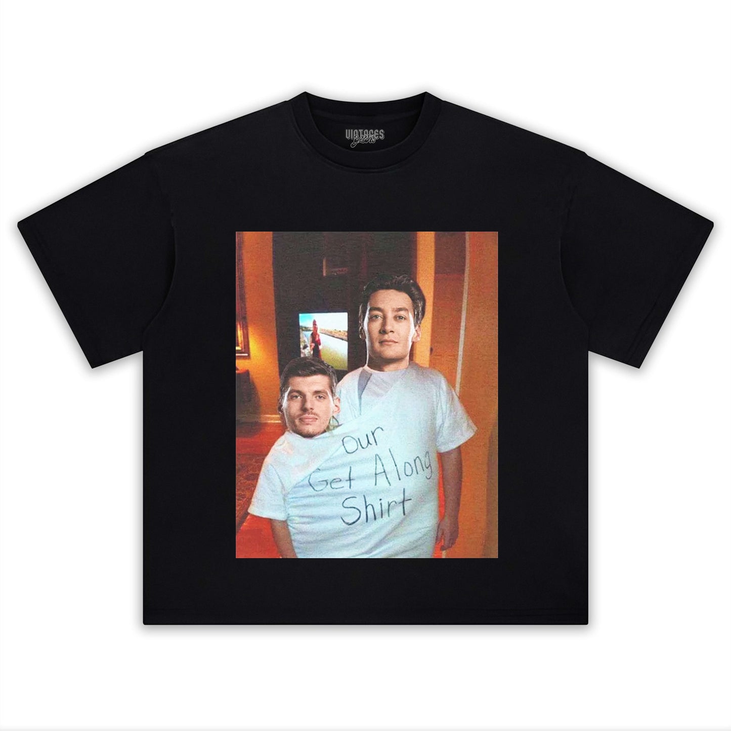 FUNNY GEORGE RUSSELL & MAX VERSTAPPEN TEE
