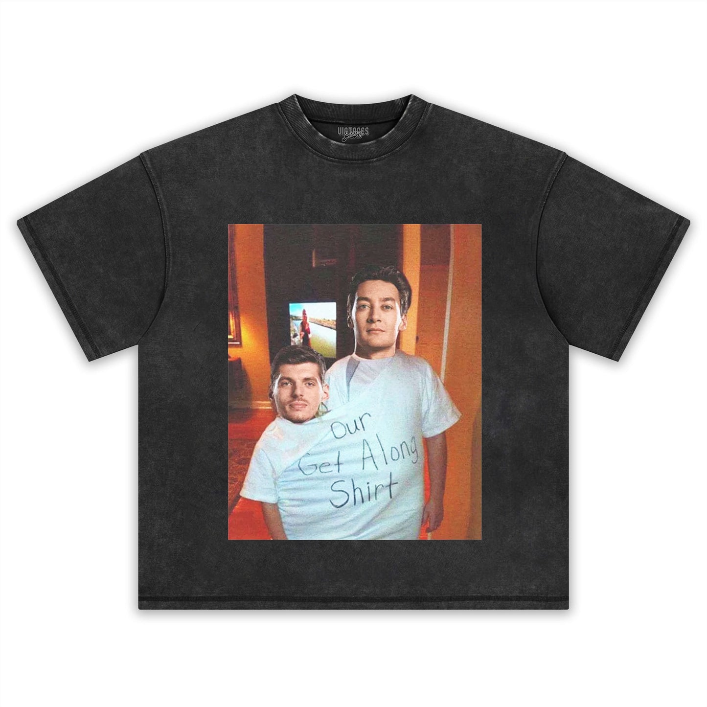 FUNNY GEORGE RUSSELL & MAX VERSTAPPEN TEE