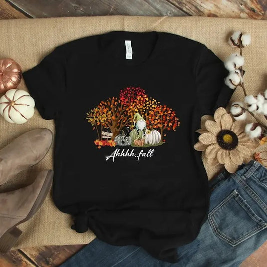 Fall Sweatshirt, Fall Shirt, Ahh Fall Shirt, Fall Season Shirt, Fall Leaves Shirt, Fall Gnome Shirt, Pumpkin Shirt, Autumn Shirt  T-shirt, sweater and Hoodie