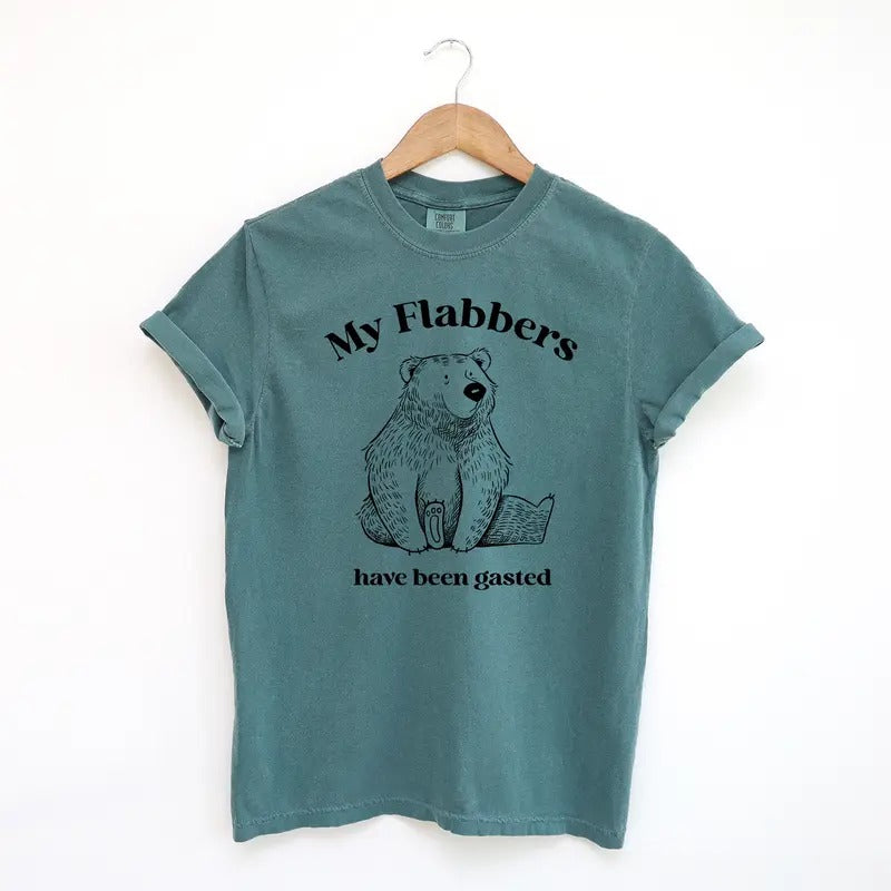 Flabbergasted Bear Funny Shirt, Silly Comfort Colors Shirt