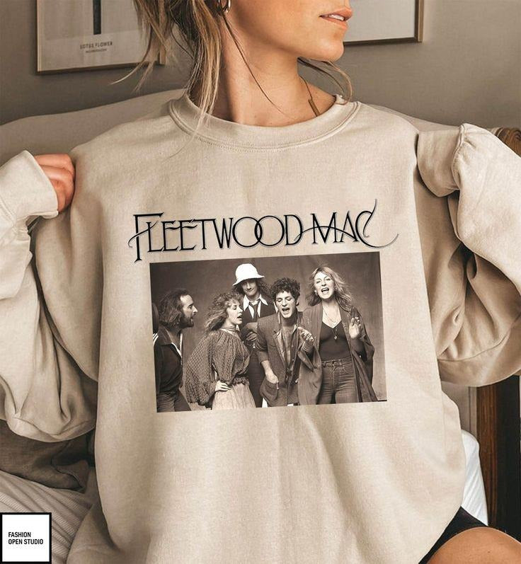 Fleetwood Mac UK Vintage Band Sweatshirt - Classic Music Unisex Sweatshirt