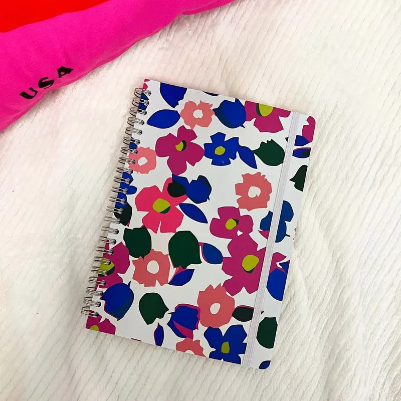 Floral Spiral Notebook