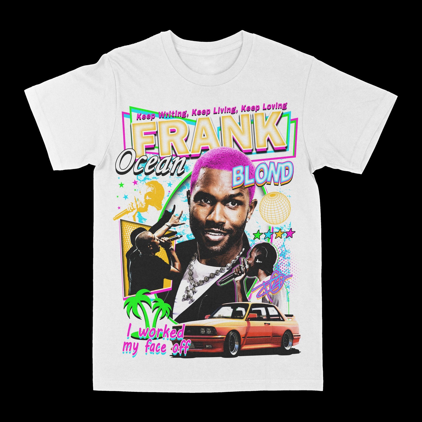 Frank Ocean "Face Off" Graphic Tee Style001