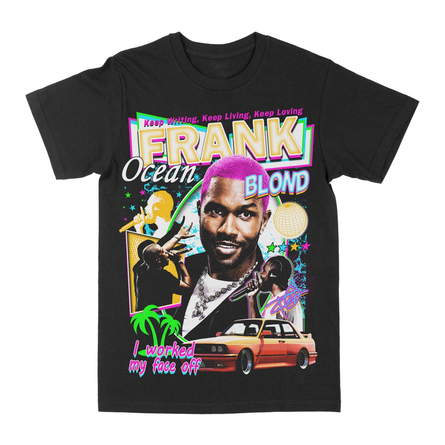 Frank Ocean "Face Off" Graphic Tee Style001