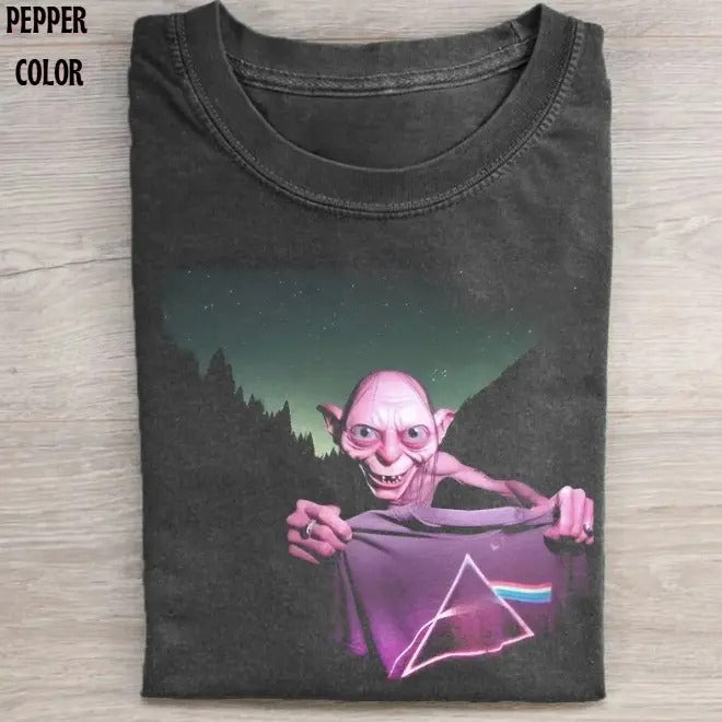 Funny Gollum Flexing New Shirt Graphic T-shirt, Meme Shirts, Unisex Lord of the Rings Movie Shirt Menswear Womenswear Streetwear