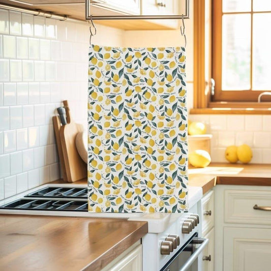 Funny Lemon Tea Towel, Anti Trump Kitchen Towel, Political Dish Towel, Bold Statement Towel, Swear Word Decor, Offensive Gift, Liberal Decor