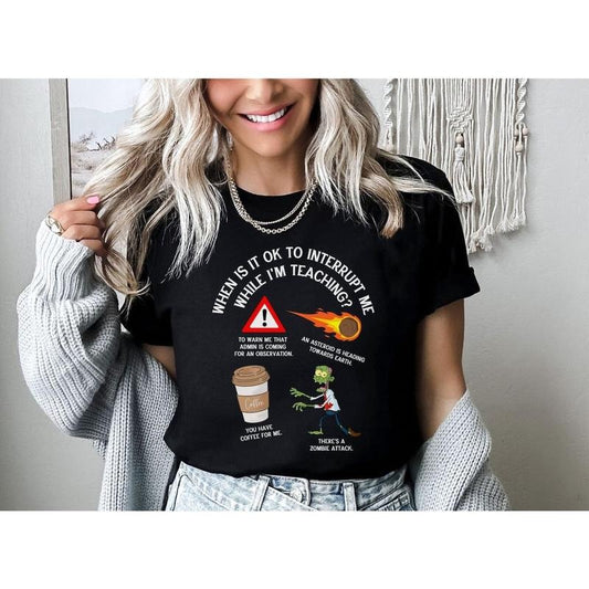 Funny Teacher Shirt, Funny Back to School Shirt for Teachers, First Day of School T-Shirt