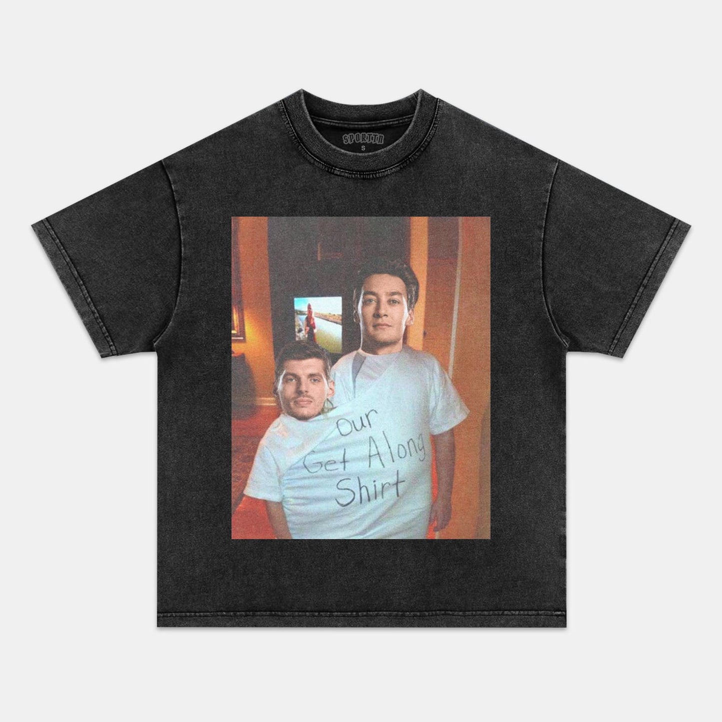 FUNNY GEORGE RUSSELL & MAX VERSTAPPEN TEE Style001