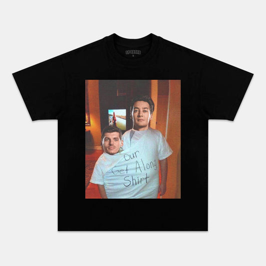 FUNNY GEORGE RUSSELL & MAX VERSTAPPEN TEE Style001