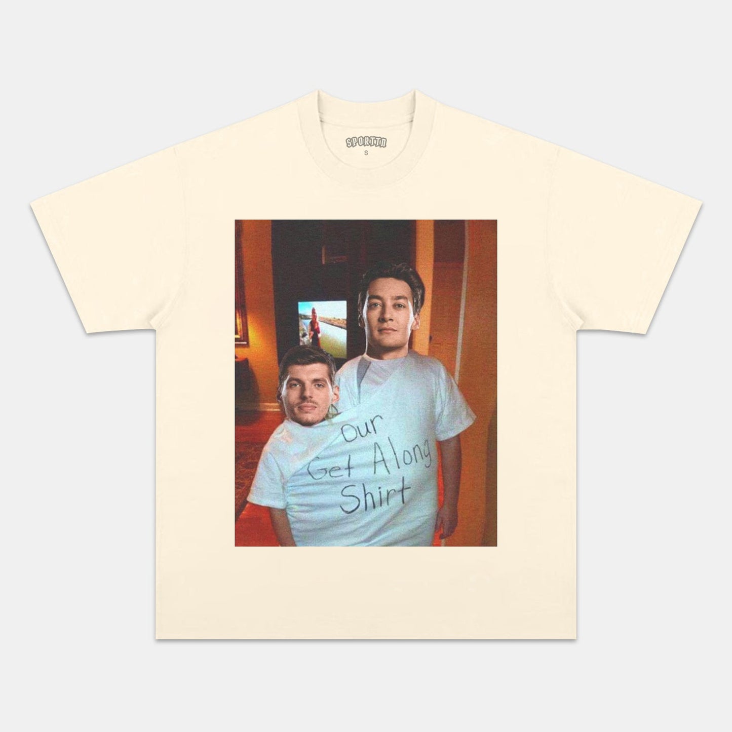 FUNNY GEORGE RUSSELL & MAX VERSTAPPEN TEE Style001