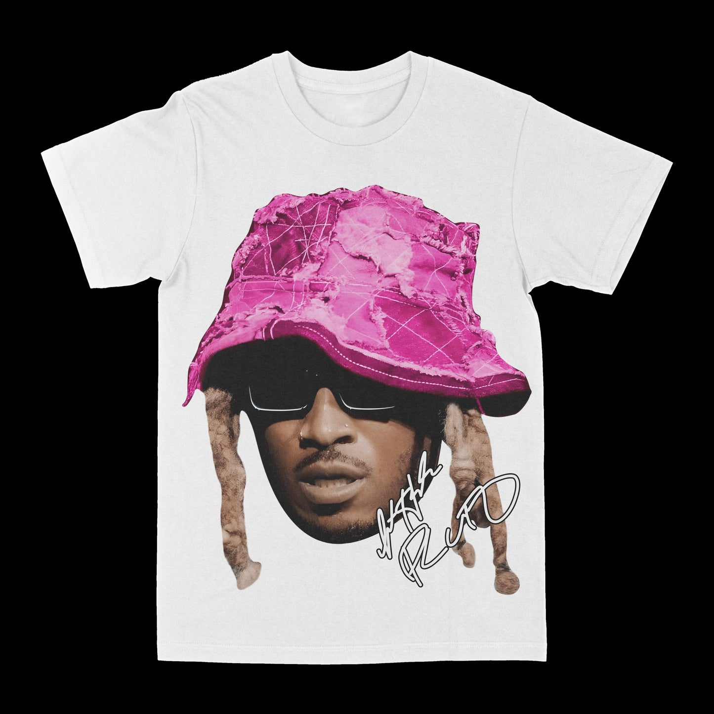 Future "Big Face Pink Bucket" Graphic Tee Style001