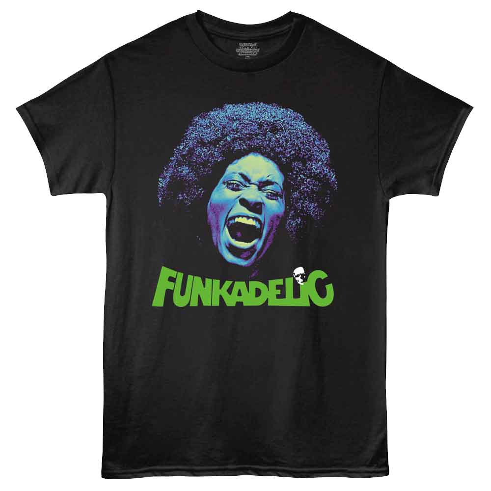 George Clinton - Cooltone Funkadelic - American Classics - Front Print Black Adult Short Sleeve T-Shirt
