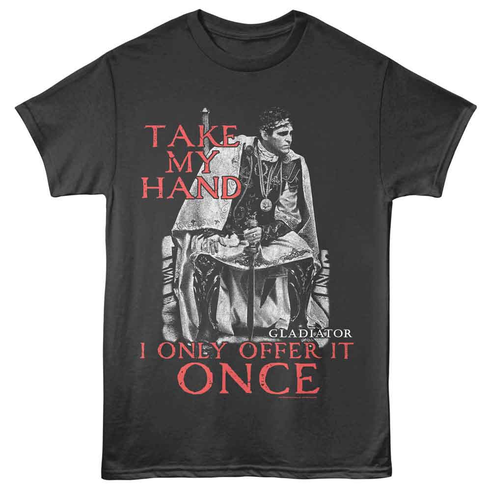 Gladiator - Take My Hand - American Classics - Front Print Smoke Adult Short Sleeve T-Shirt