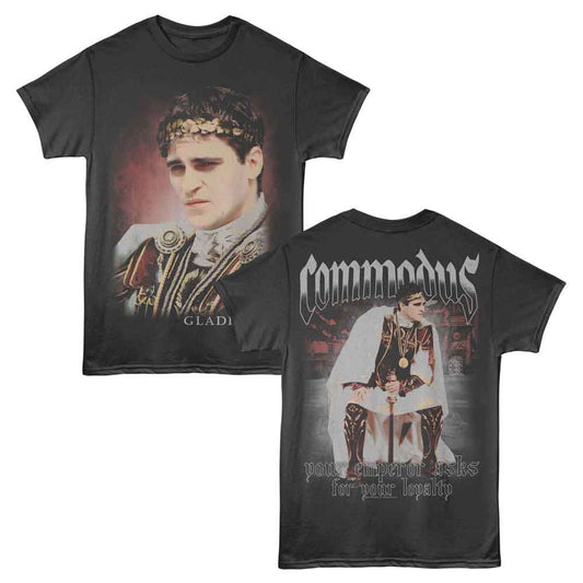 Gladiator - Commodus - American Classics - Gray Solid Adult Short Sleeve T-Shirt
